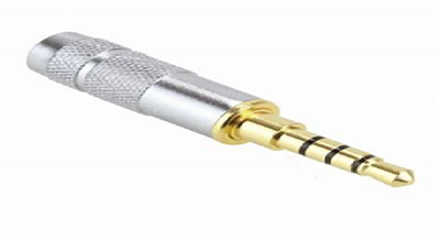 Gold-plated 3.5mm jacks