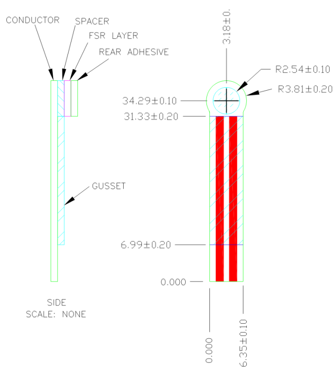 FSR400 Mechanical Dimensions
