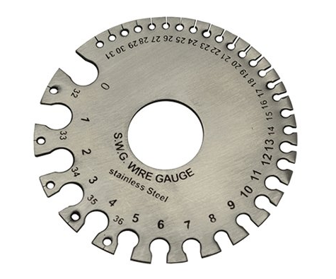 Figure 8. British Standard Wire Gauge (SWG)