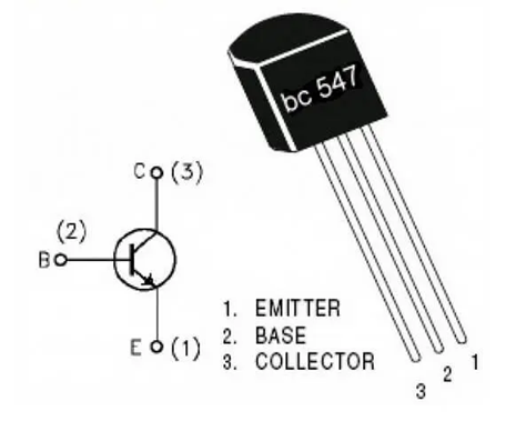 BC547 Transistor PINOUT