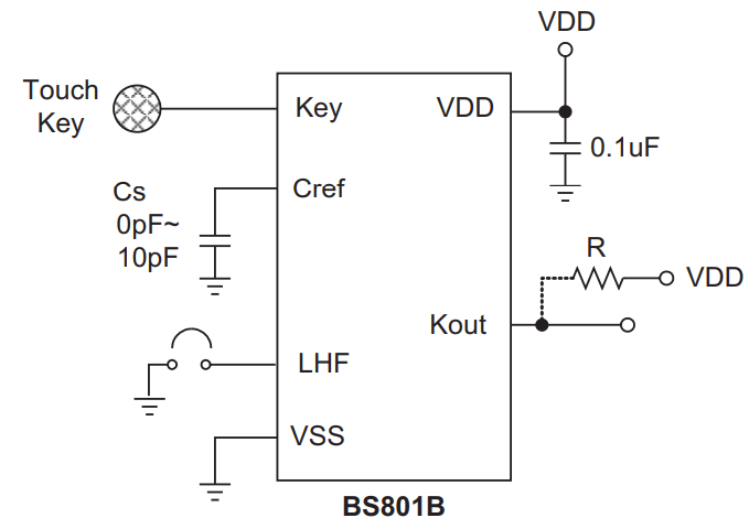 BS801B Sensor IC Working in Circuit
