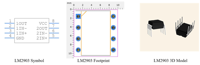LM2903 CAD Model