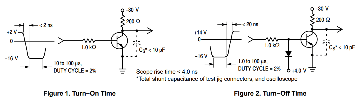 Switching Time Equivalent Test Circuit