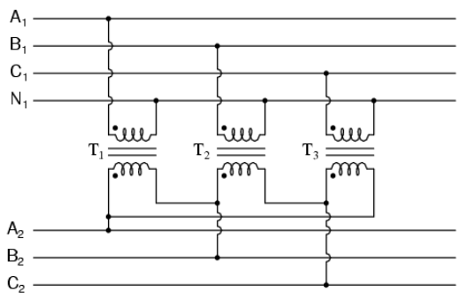 Figure 3. Star-Delta (Y-Δ) Connection