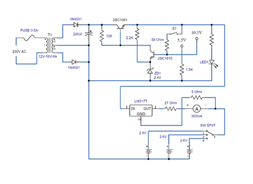 2SC1061 Working in Circuit