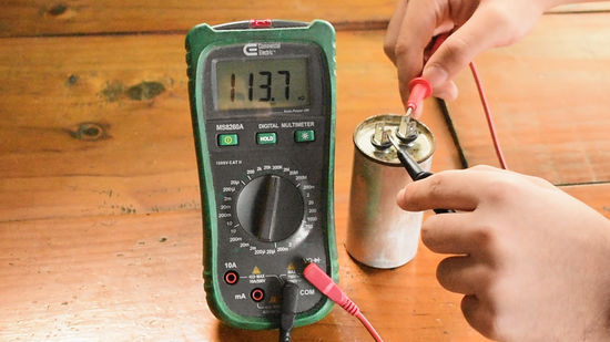 AC Capacitor Testing with a Multimeter