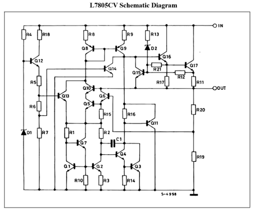 L7805CV Schematic Diagram