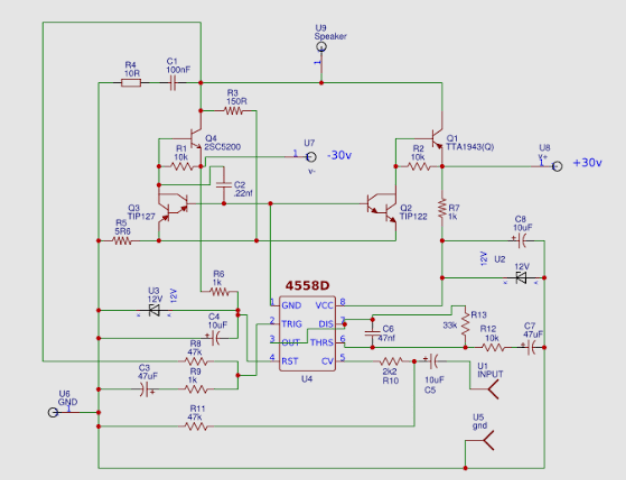 2SC5200 Transistor Working in Circuit