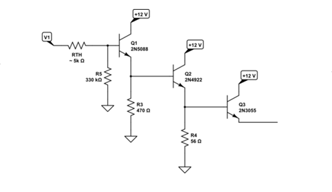 2N5088 Transistor as a Driver Stage