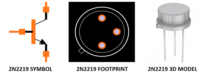 2N2219 Transistor CAD Models