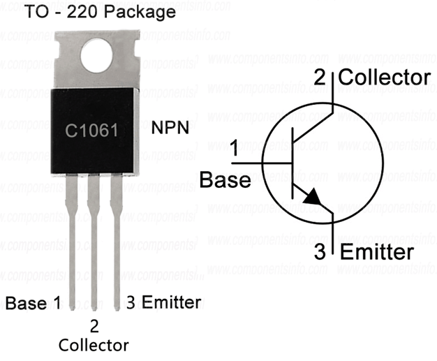 2SC1061 Transistor Pinout Configuration