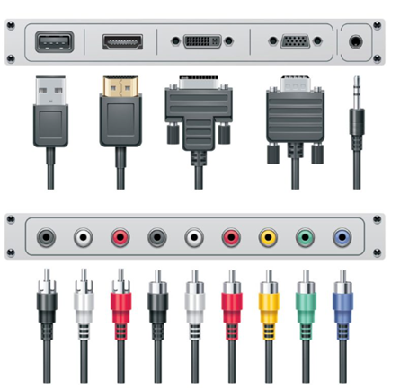 Different Types of Vga Input and Output Cables